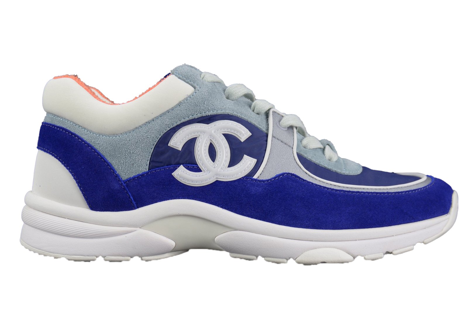 Chanel Low Top CC Purple Blue sneakers