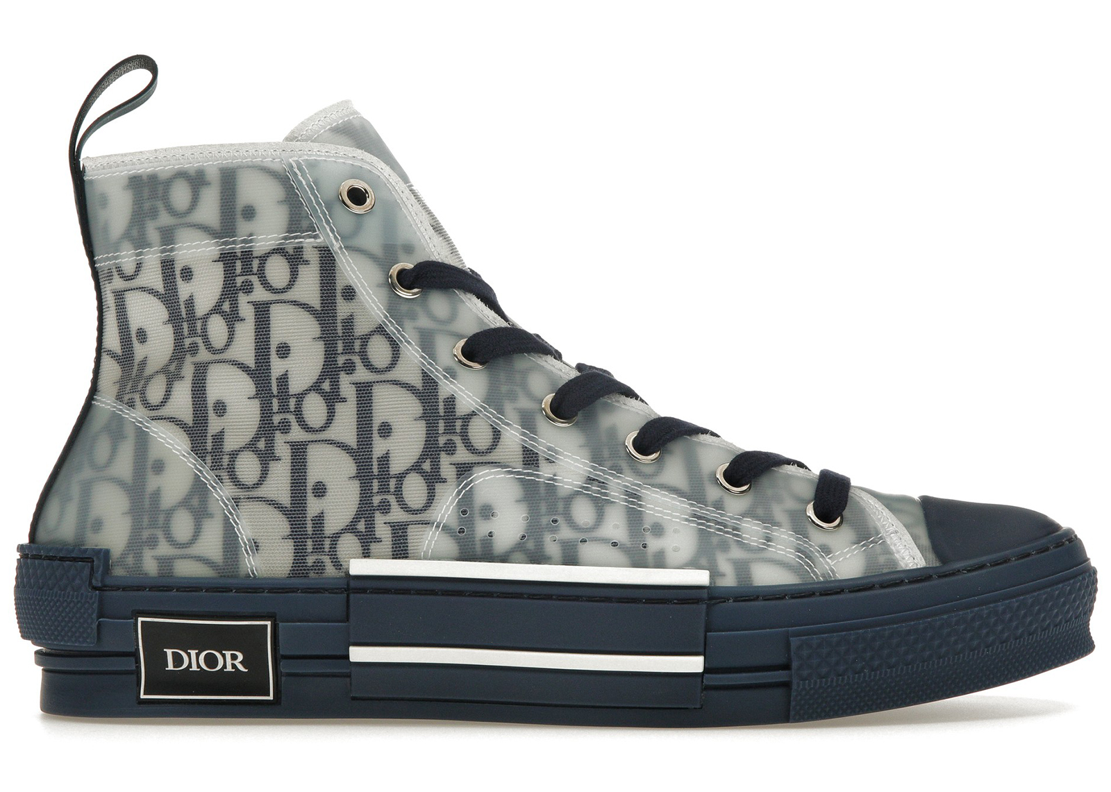 sneakers Dior B23 High Top Blue Oblique