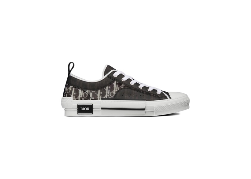 sneakers Dior B23 Low Black White Oblique