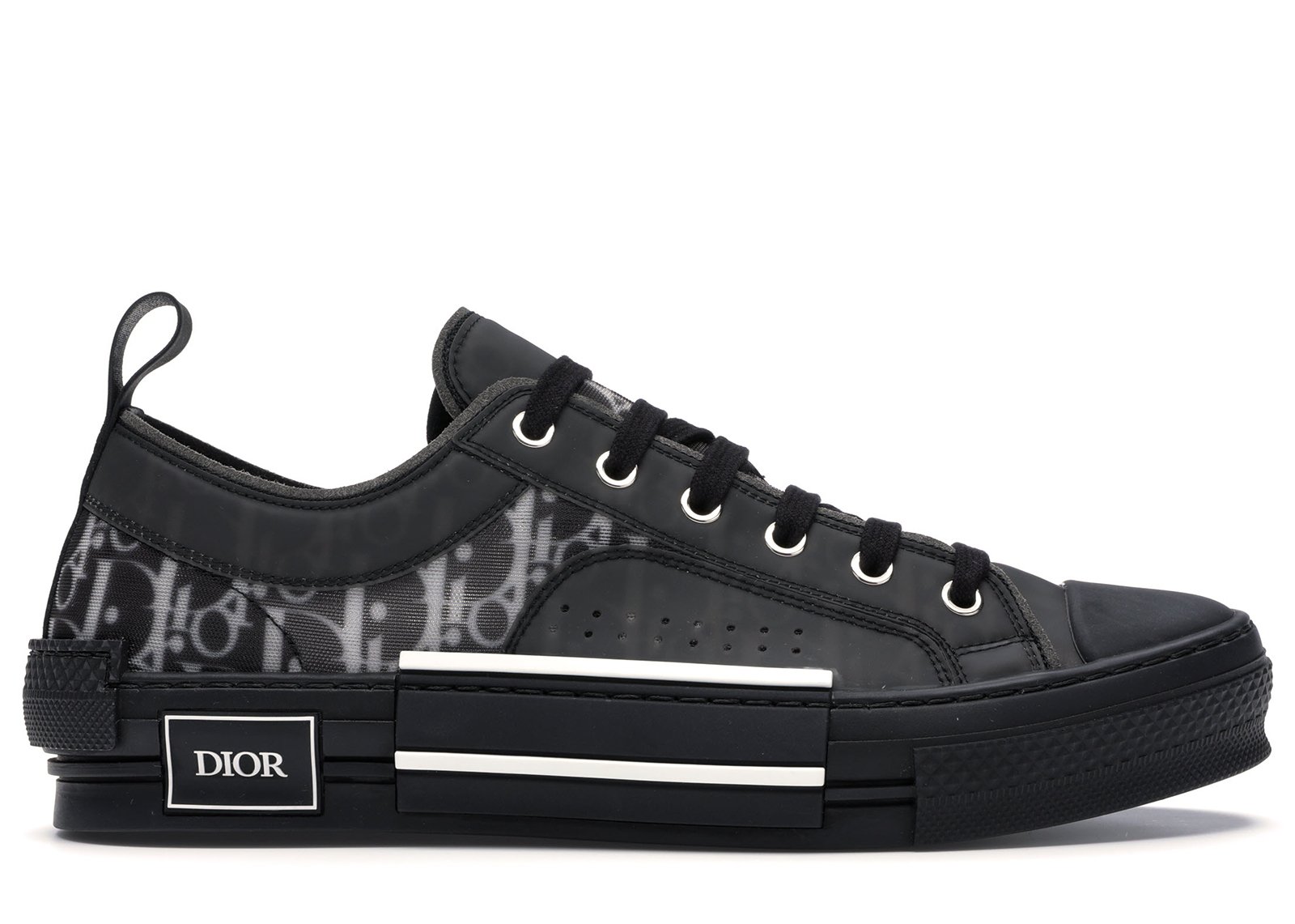 Dior B23 Low Top Canvas Oblique Black sneaker informations