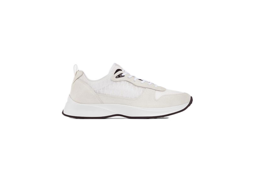 sneakers Dior B25 Runner White Oblique Suede
