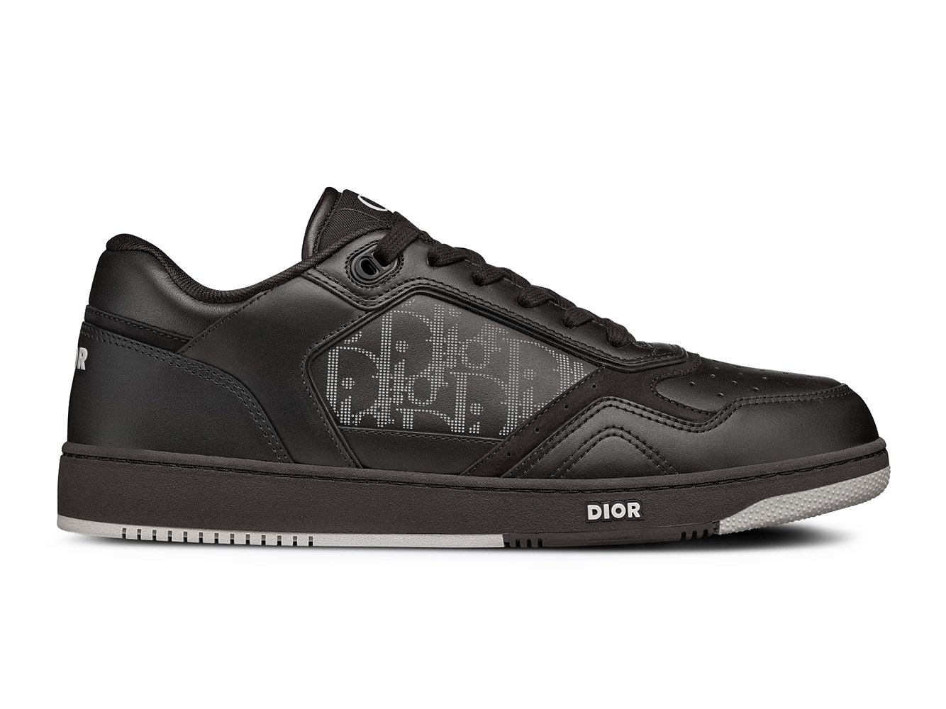 Dior B27 Low Black Dior Oblique Galaxy Leather Grey sneakers