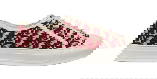 sneakers Dior Walk'N'Dior Oblique Red Canvas (W)