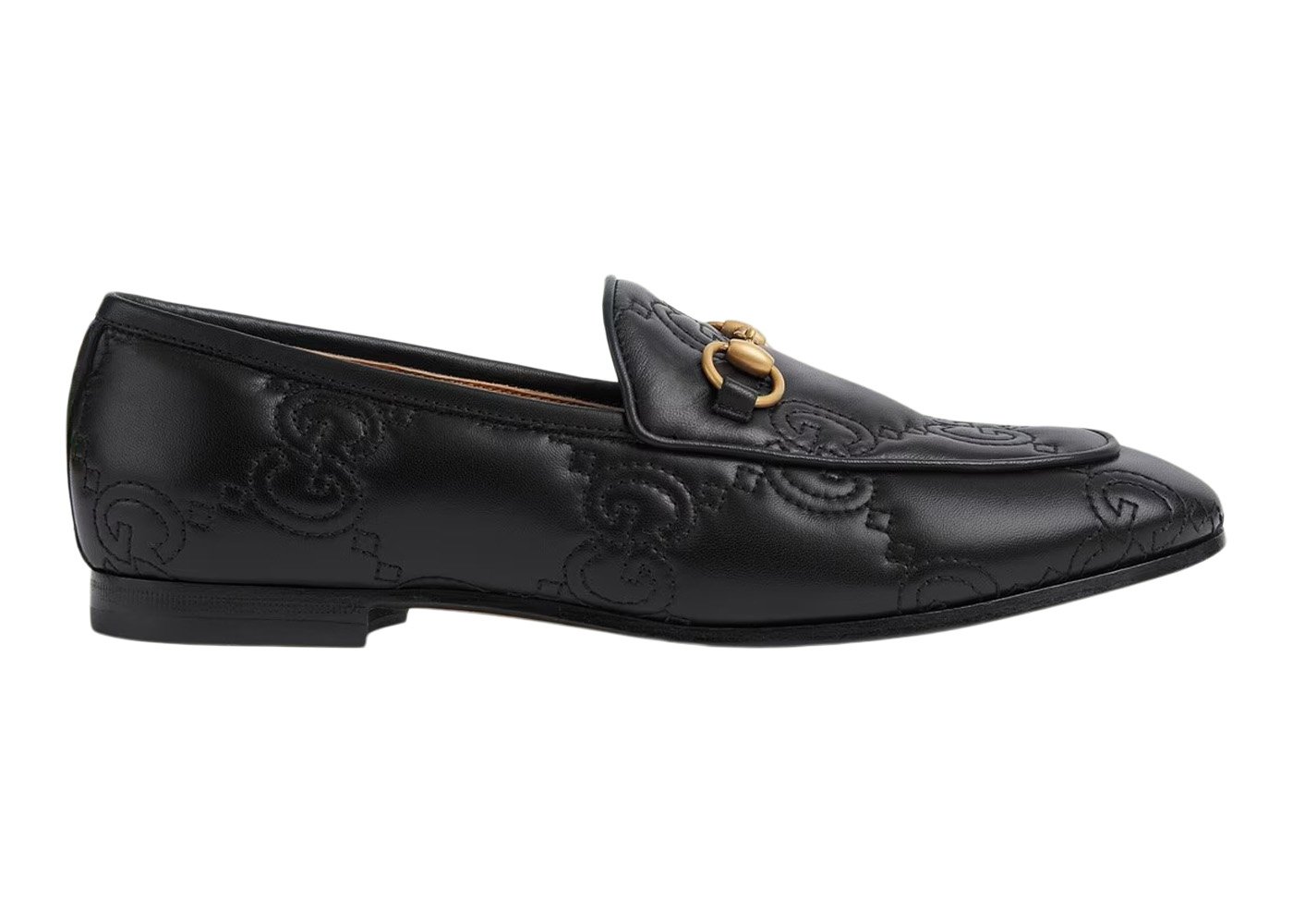 Gucci Jordaan Loafer Black GG Leather sneakers