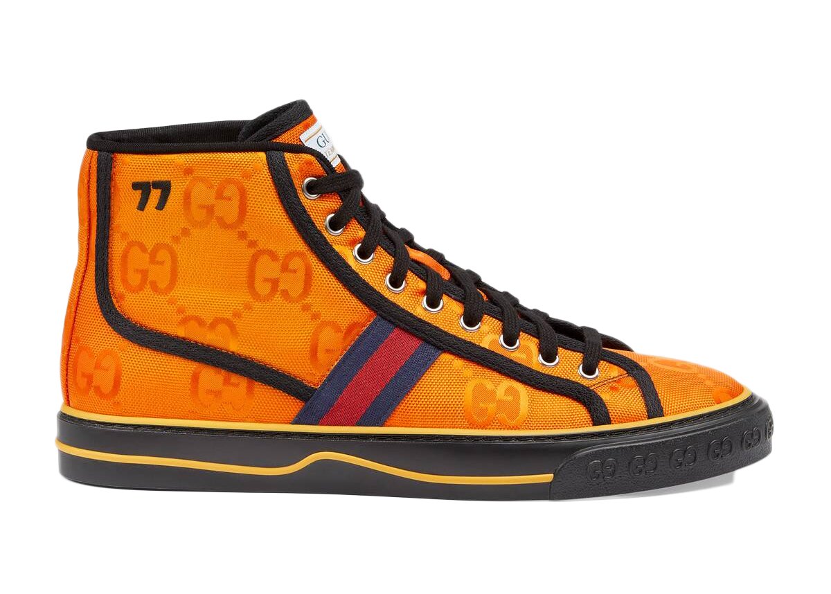 Gucci Off The Grid High Top Orange GG sneakers