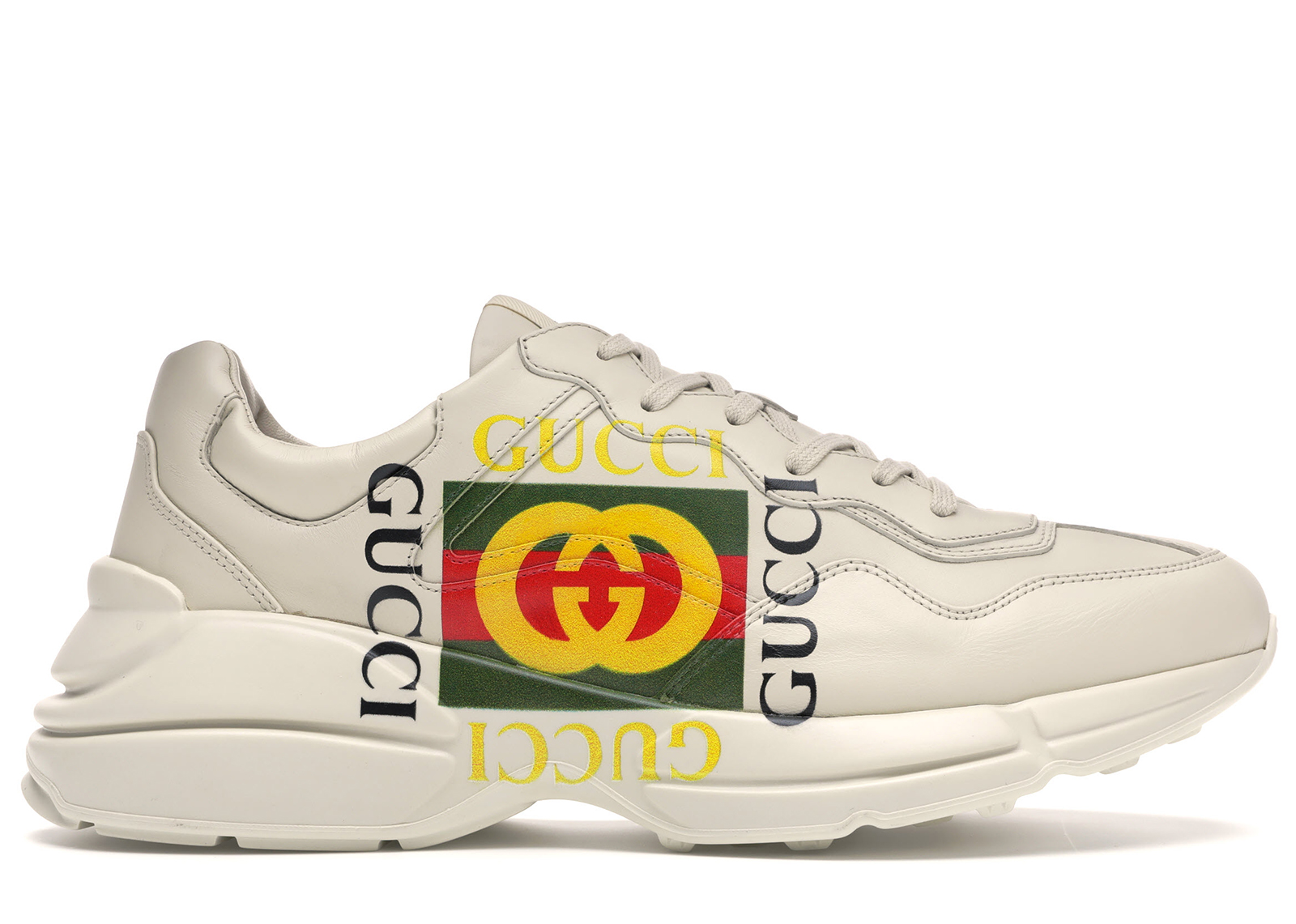 sneakers Gucci Rhyton Logo Ivory