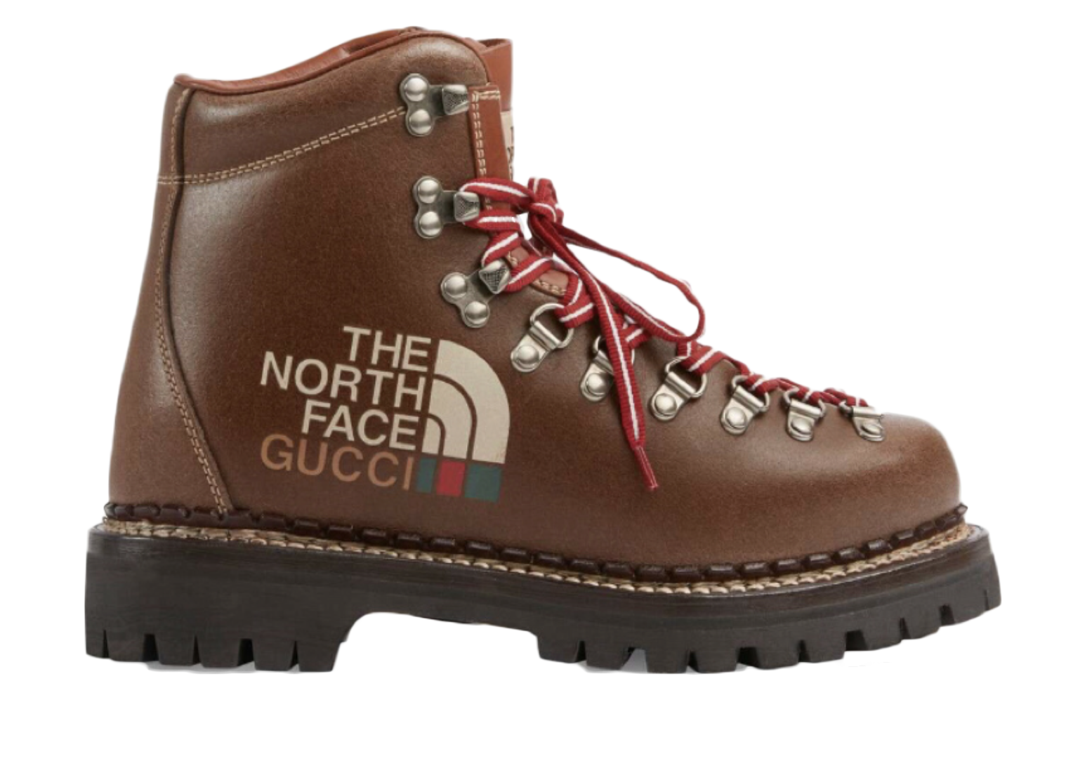 Gucci x TNF Boot Brown sneakers