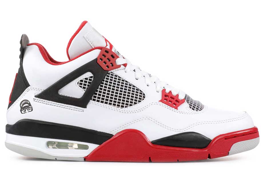 sneakers Jordan 4 Retro Fire Red Mars Blackmon