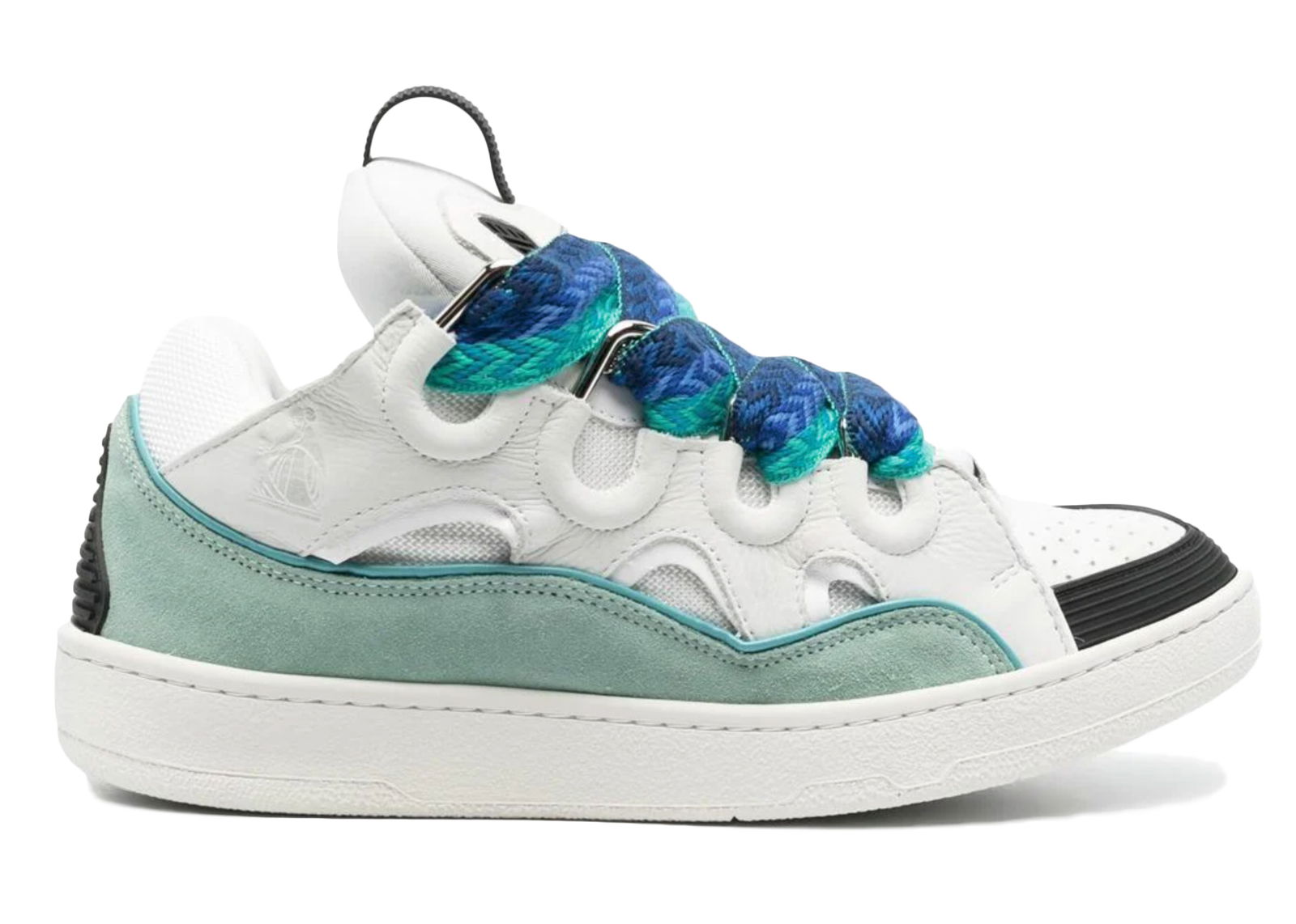 sneakers Lanvin Curb Sneaker White Blue