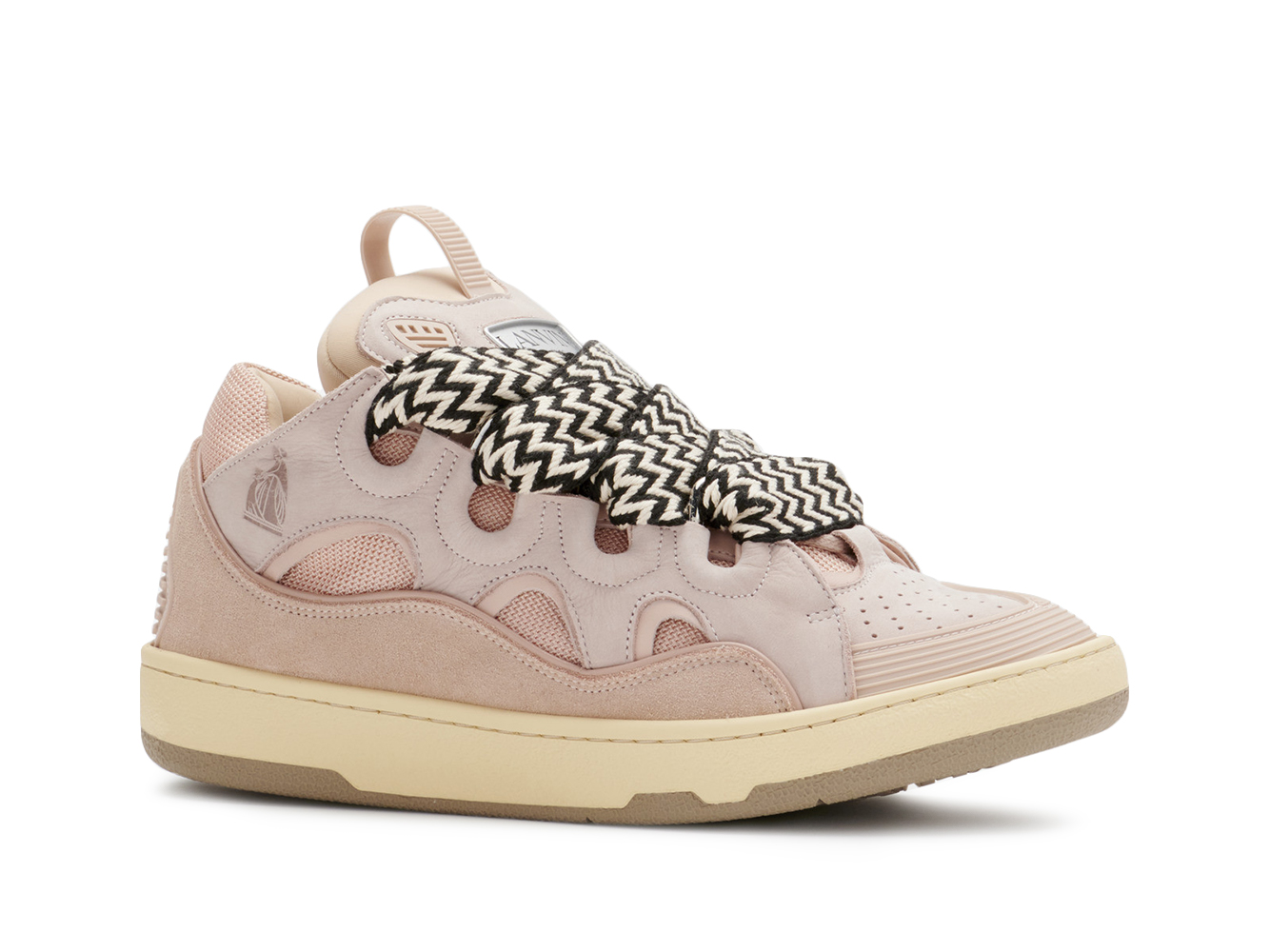 sneakers Lanvin Leather Curb Pink Gum (Women's)