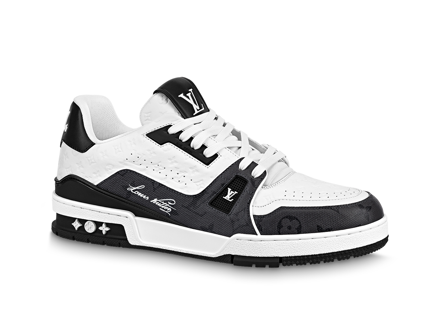 sneakers Louis Vuitton LV Trainer #54 Black White