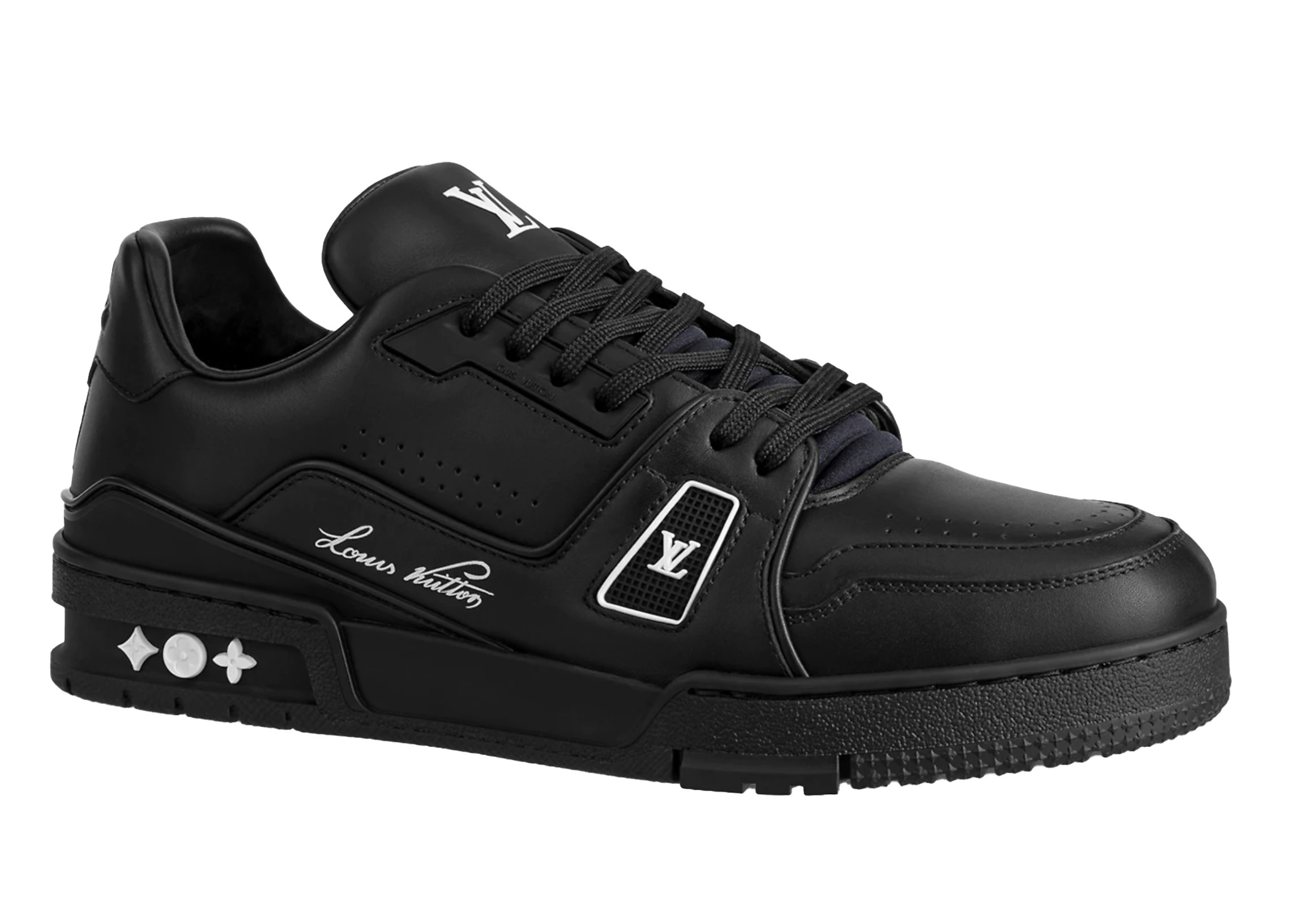 sneakers Louis Vuitton LV Trainer Black Wool