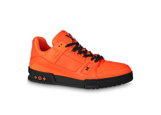 sneakers Louis Vuitton LV Trainer Orange Black