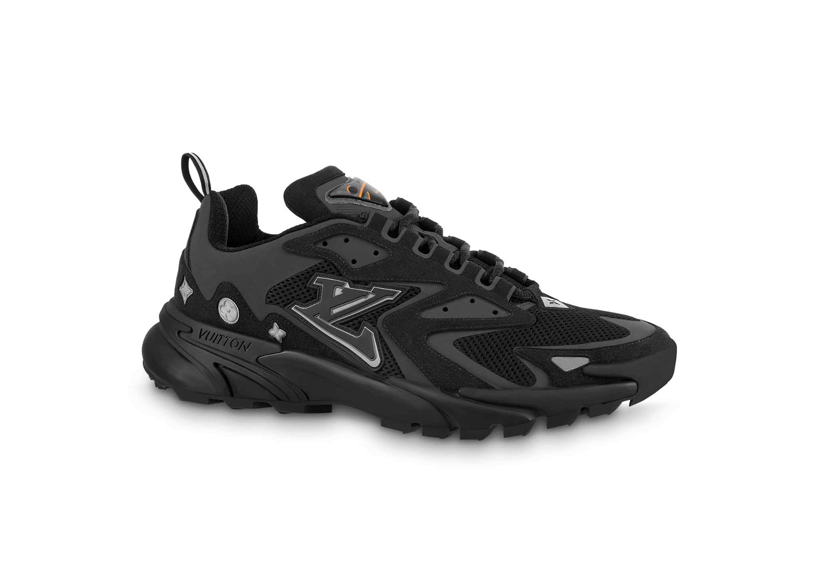 Louis Vuitton Black & Grey 'Runner Tatic' Sneakers