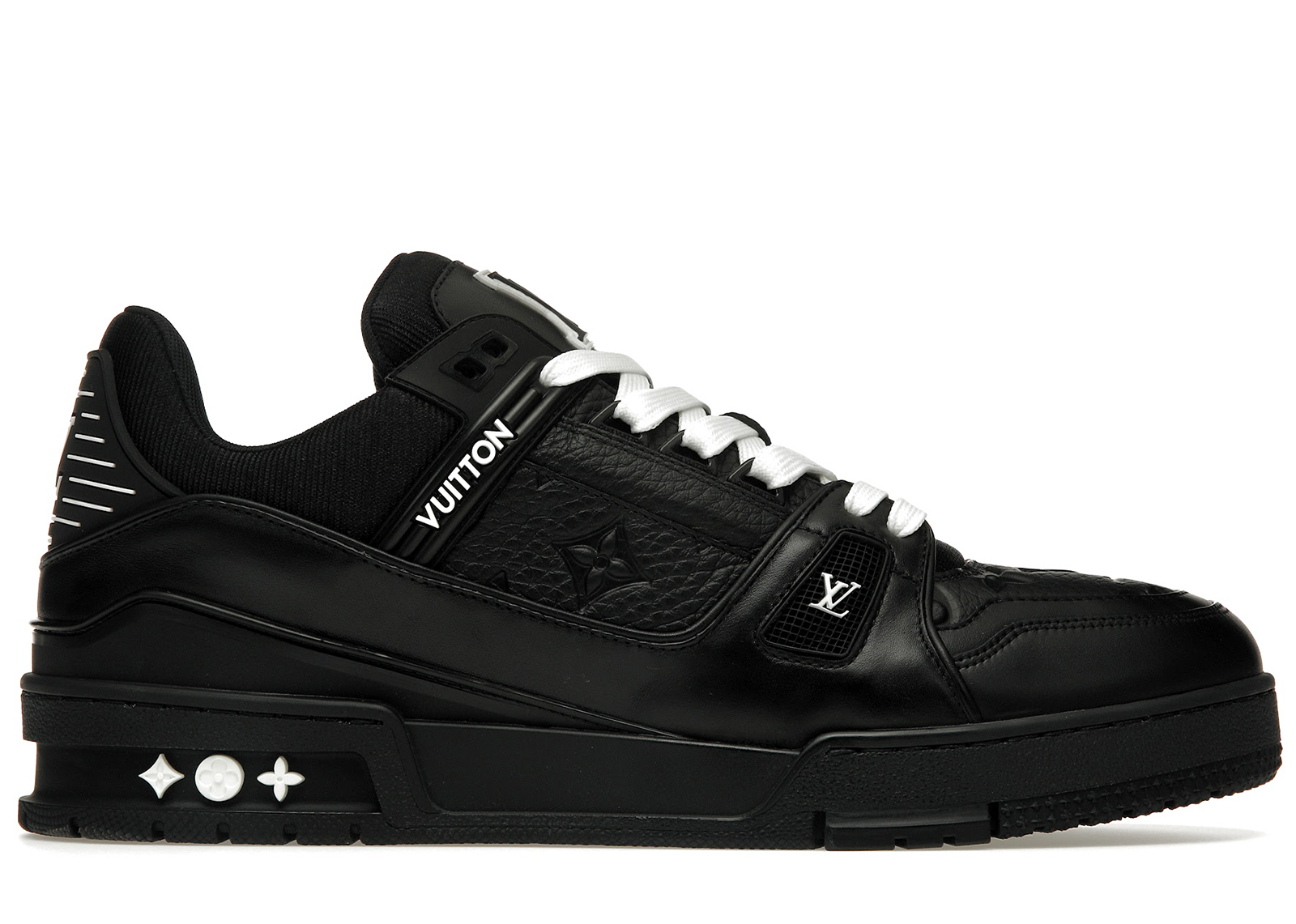 sneakers Louis Vuitton Trainer Black Embossed Monogram