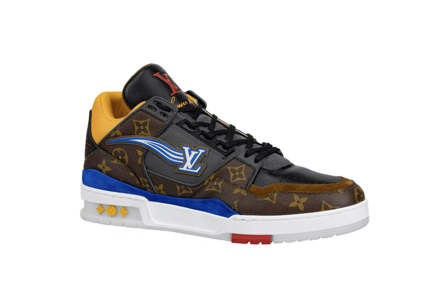 sneakers Louis Vuitton Trainer Ebene Multicolor