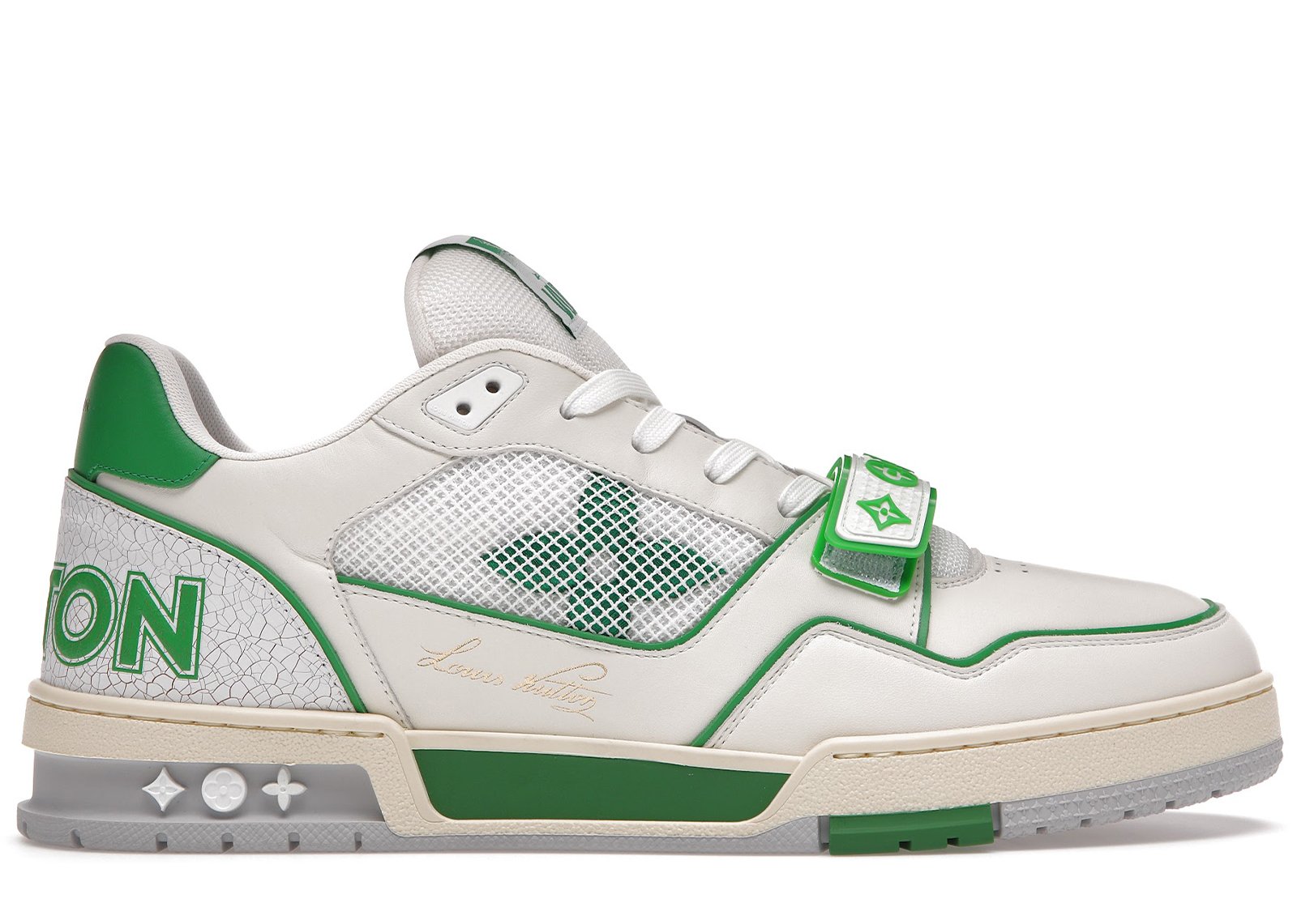 Louis Vuitton Trainer Green Mesh sneakers