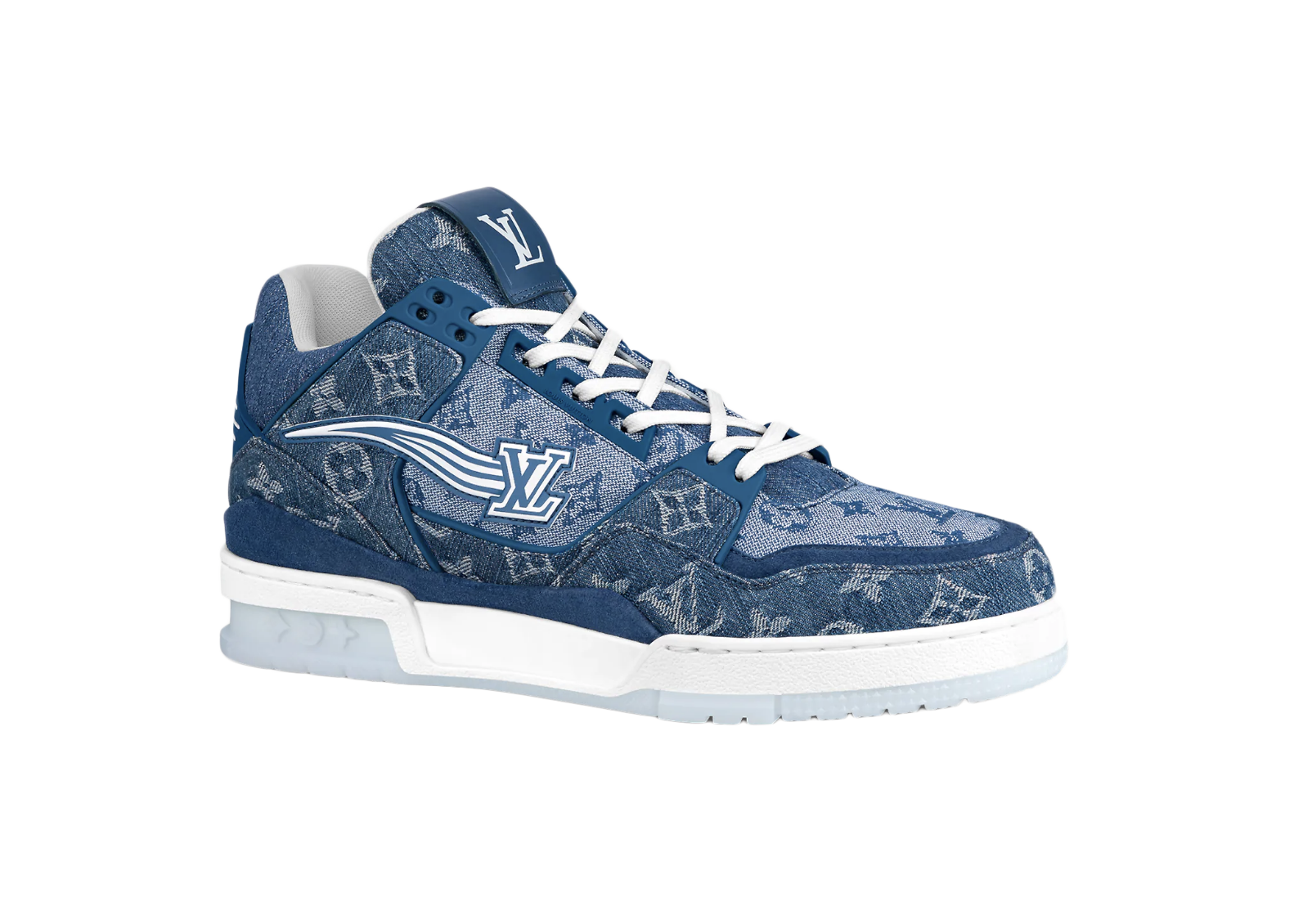 sneakers Louis Vuitton Trainer Monogram Denim