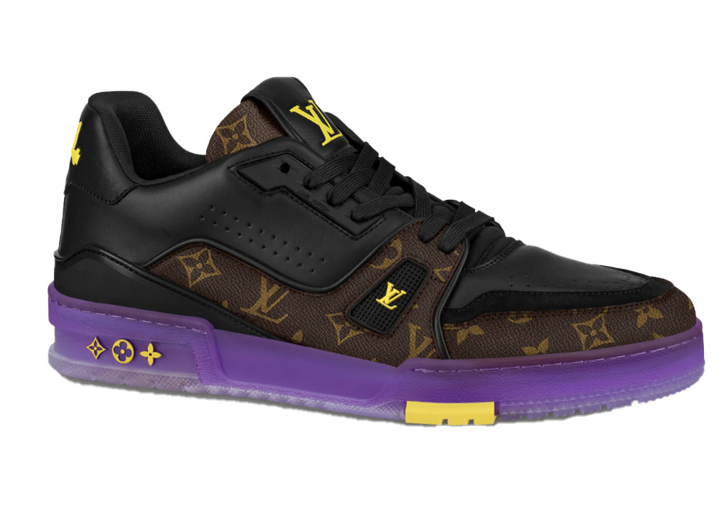 sneakers Louis Vuitton Trainer Monogram Purple