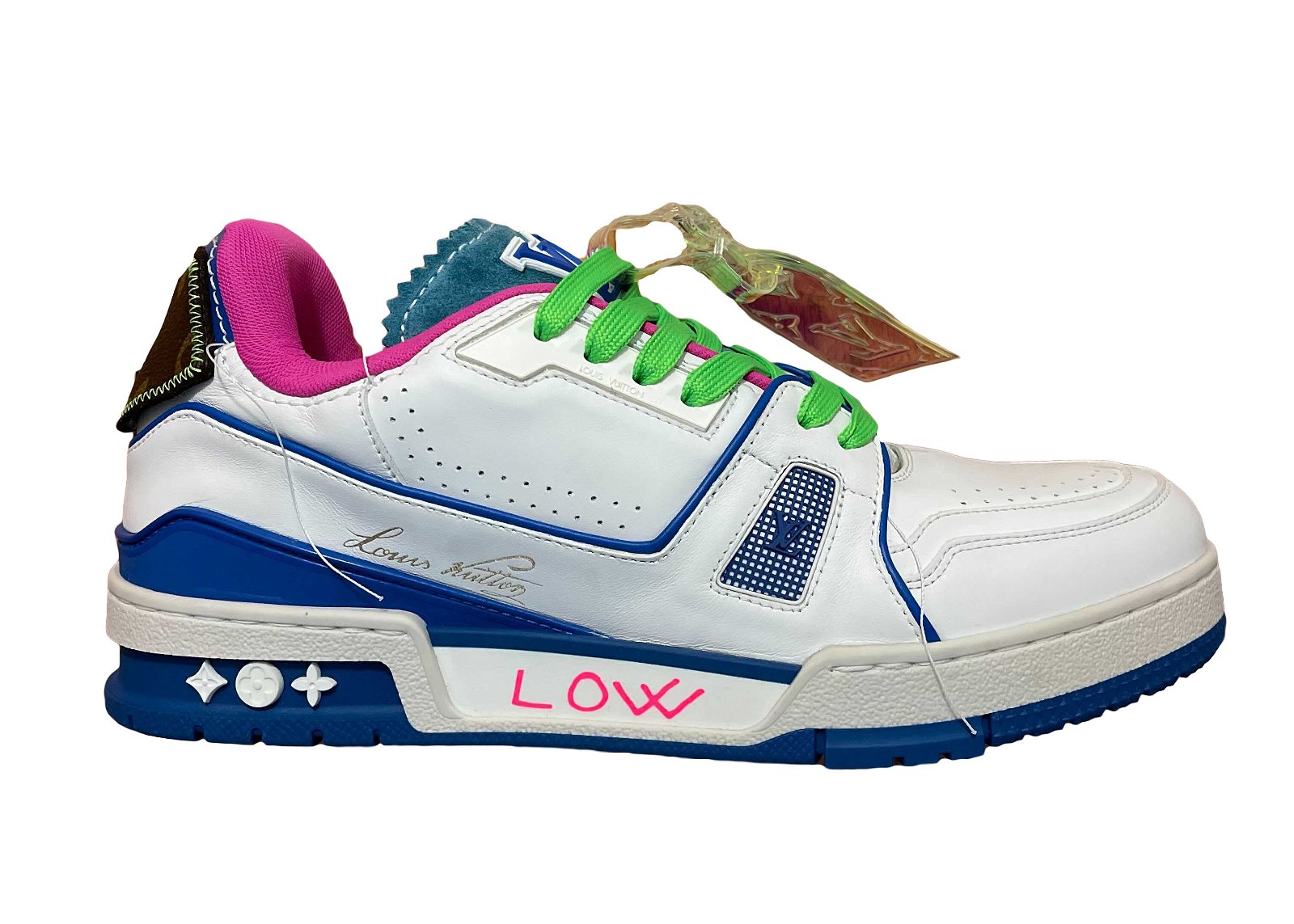 sneakers Louis Vuitton Trainer Neon Blue