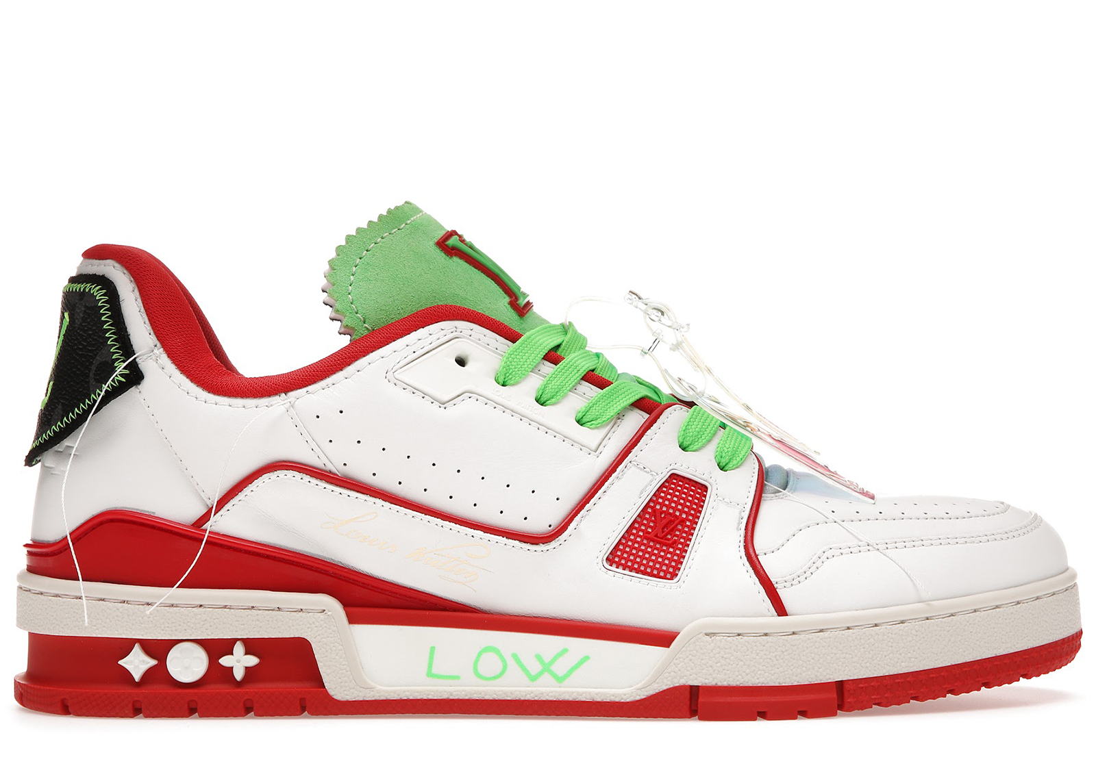 sneakers Louis Vuitton Trainer Neon Red