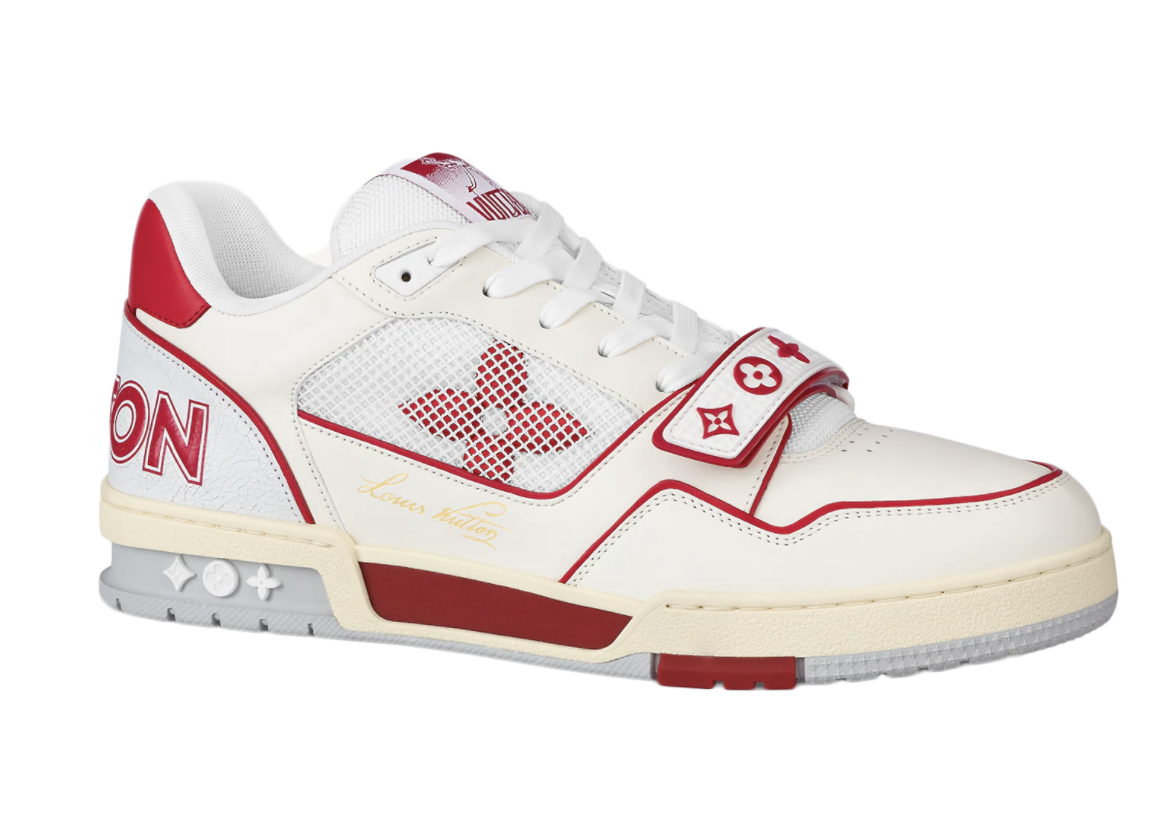 Louis Vuitton Trainer Red Mesh sneakers