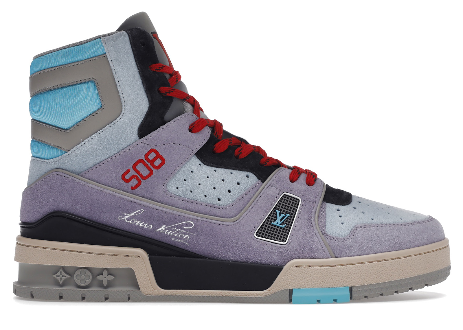 sneakers Louis Vuitton Trainer Sneaker Boot Purple