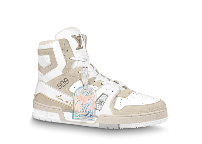 sneakers Louis Vuitton Trainer Sneaker White Iridescent