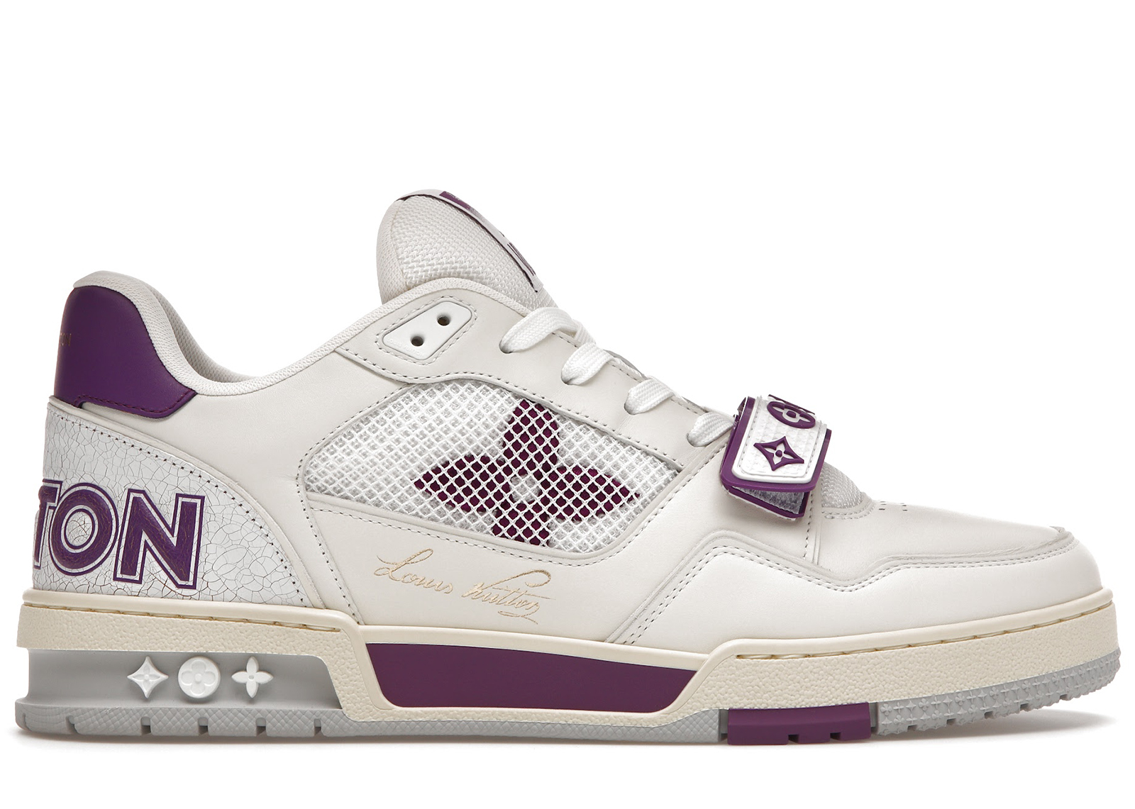 sneakers Louis Vuitton Trainer Violet Mesh