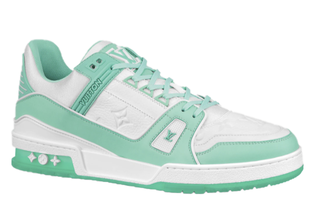 sneakers LV Trainer Green White