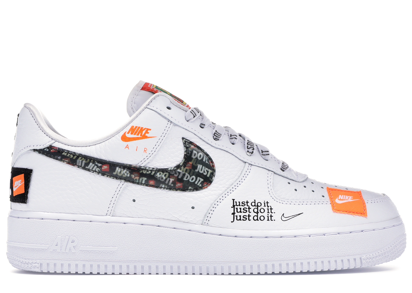 Nike Air Force 1 Low Just Do It Pack White/Black - TimeToCop