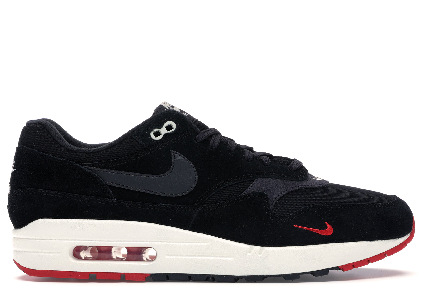 nike air max 1 mini swoosh bred