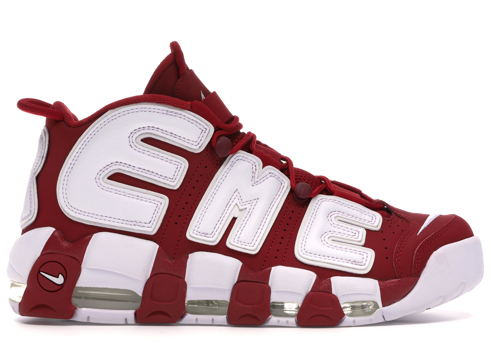 sneakers Nike Air More Uptempo Supreme Suptempo Red