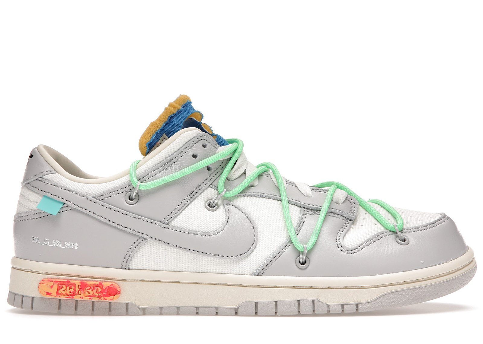 Nike Dunk Low Off-White Lot 26 sneakers