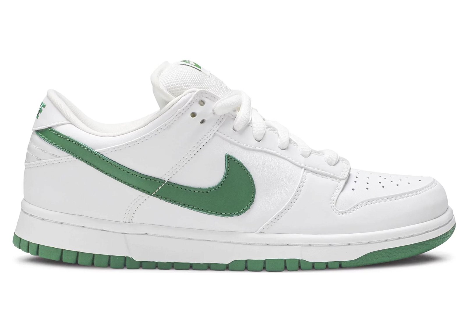 Nike Dunk Low Pro SB White Classic Green sneakers
