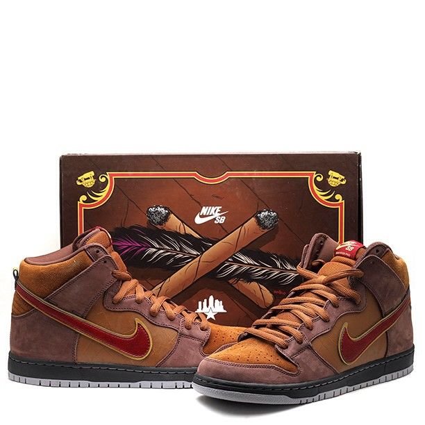 Nike Dunk SB High SPoT "Cigar City" (Special Box) sneakers