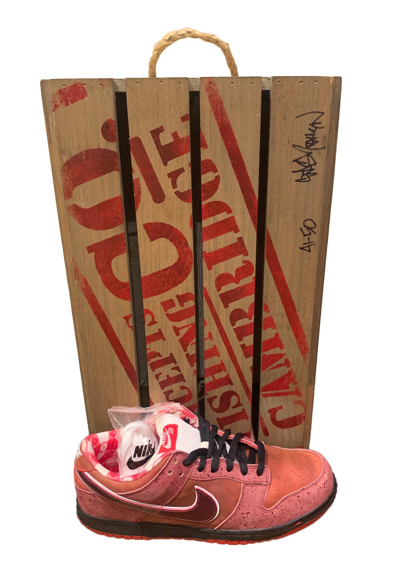 Nike SB Dunk Low Concepts Red Lobster (Special Box) sneaker informations
