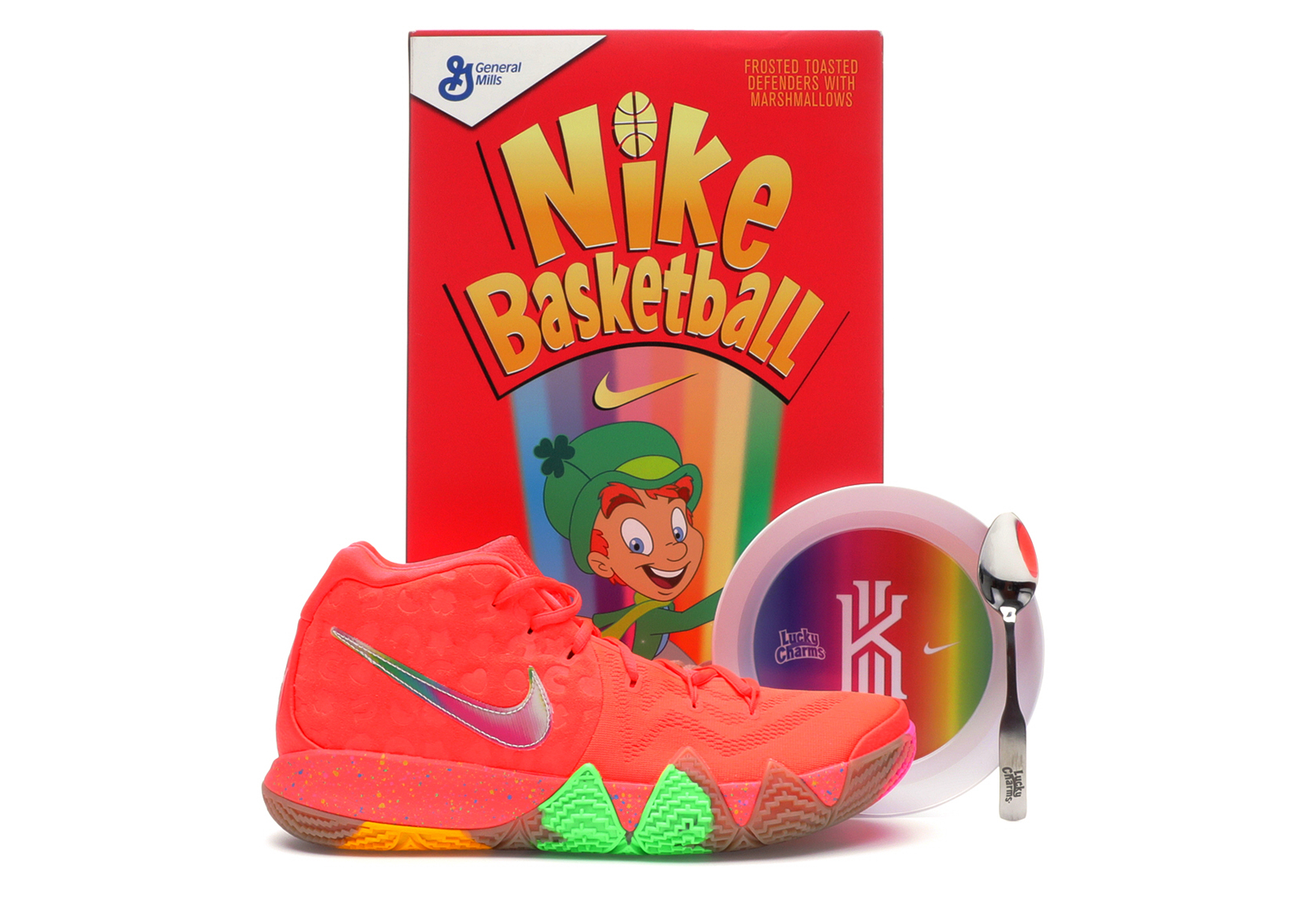 sneakers Nike Kyrie 4 Lucky Charms (Special Cereal Box Package)