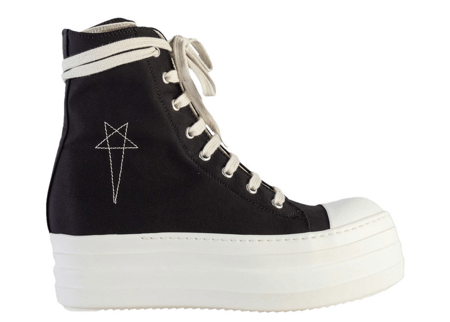 sneakers Rick Owens DRKSHDW Double Bumper High Star Black (W)