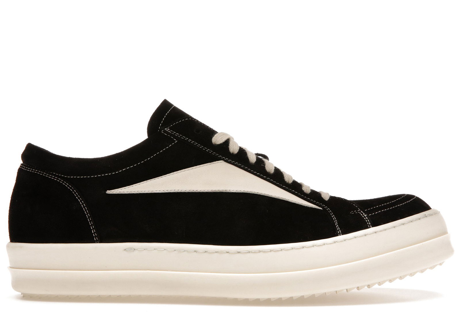 sneakers Rick Owens Strobe Vintage Low Black Suede