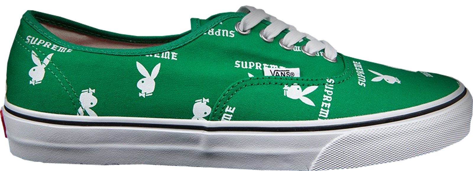 Vans Authentic Supreme x Playboy Green sneakers