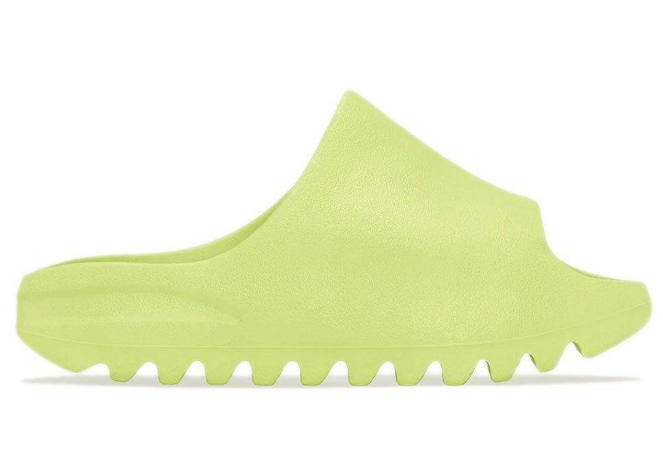 Yeezy Slides Glow Green (2022) (Kids) sneakers