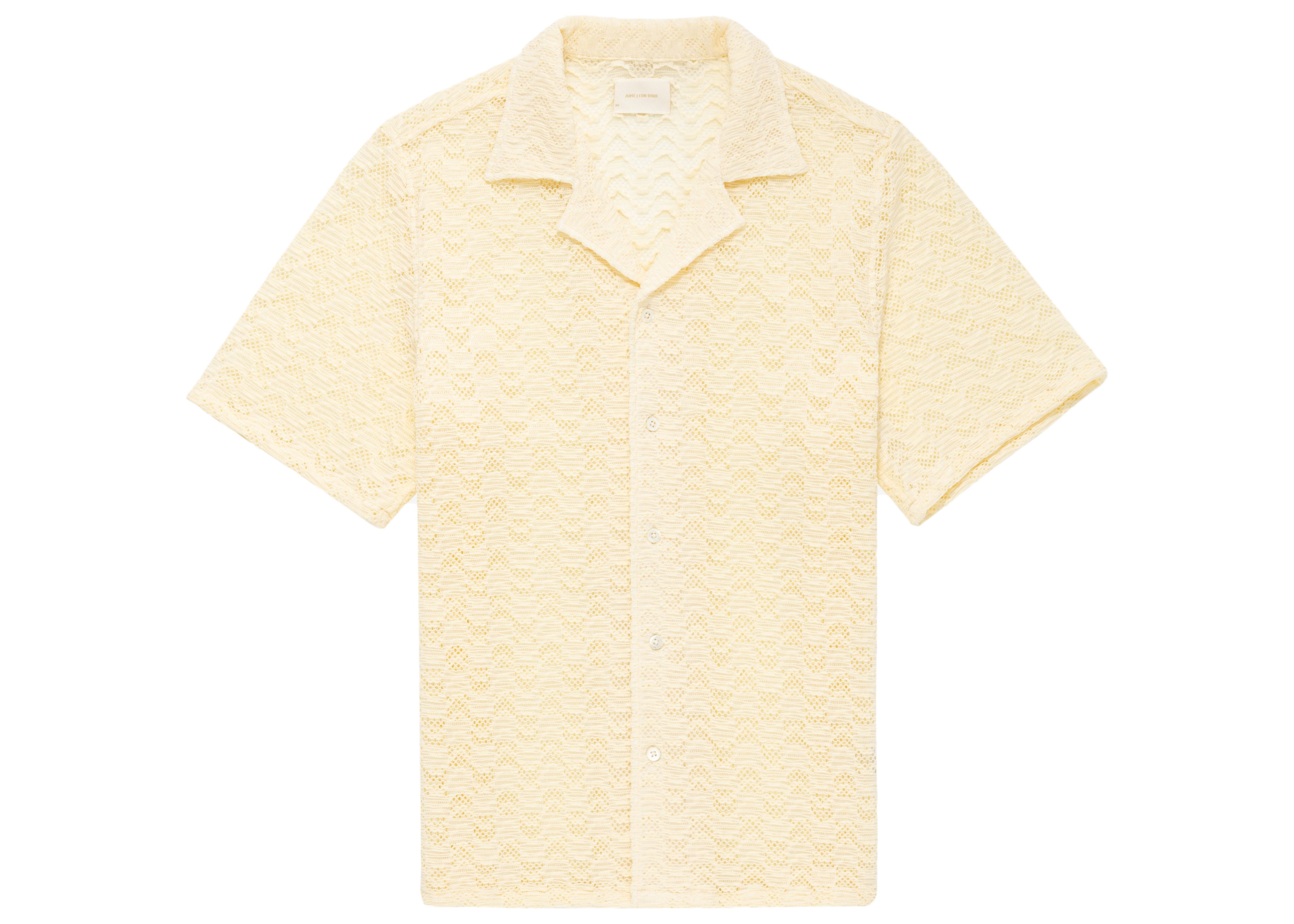 streetwear Aime Leon Dore Rico Shirt Yellow