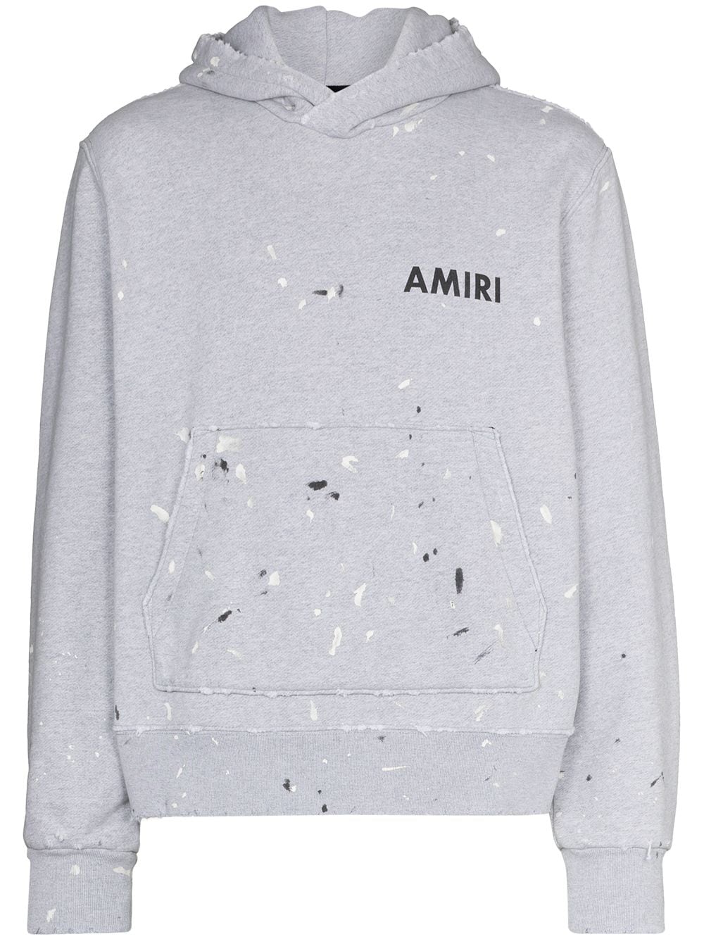 streetwear AMIRI Army Paint Hoodie Heather Grey