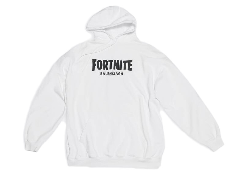 streetwear Balenciaga x FORTNITE©2021 Medium Fit (W) Hoodie White