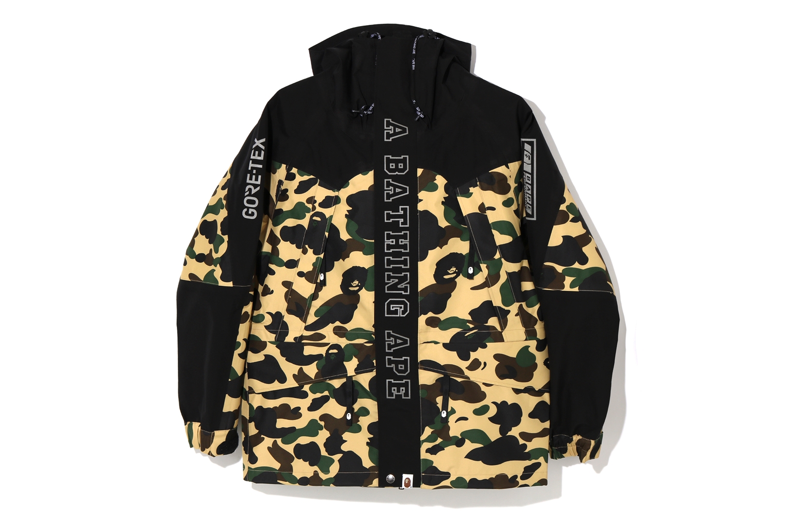streetwear BAPE Gore-Tex 1st Camo Snowboard Jacket (FW19) Yellow