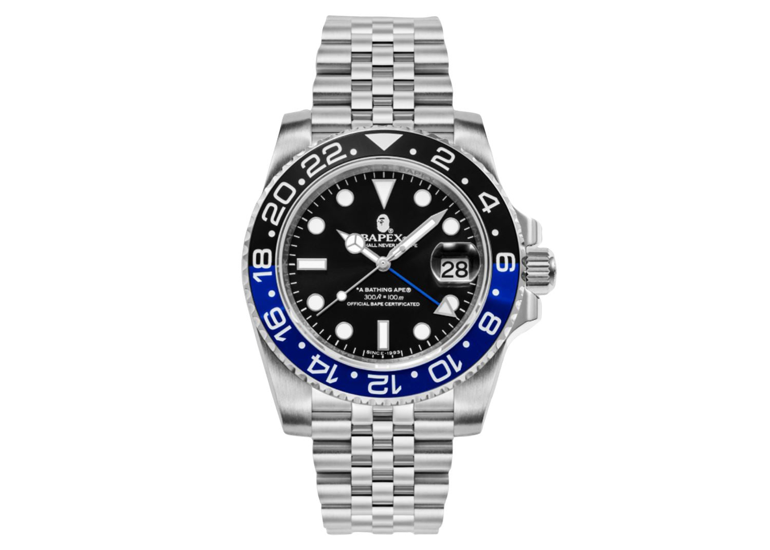 streetwear BAPE Type 2 BAPEX Watch Blue