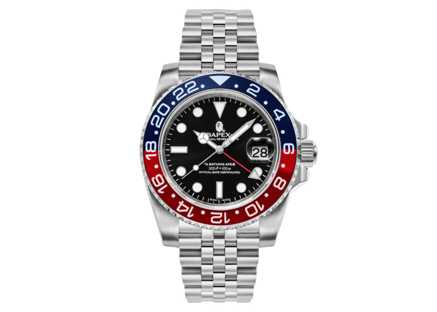 streetwear BAPE Type 2 BAPEX Watch Red