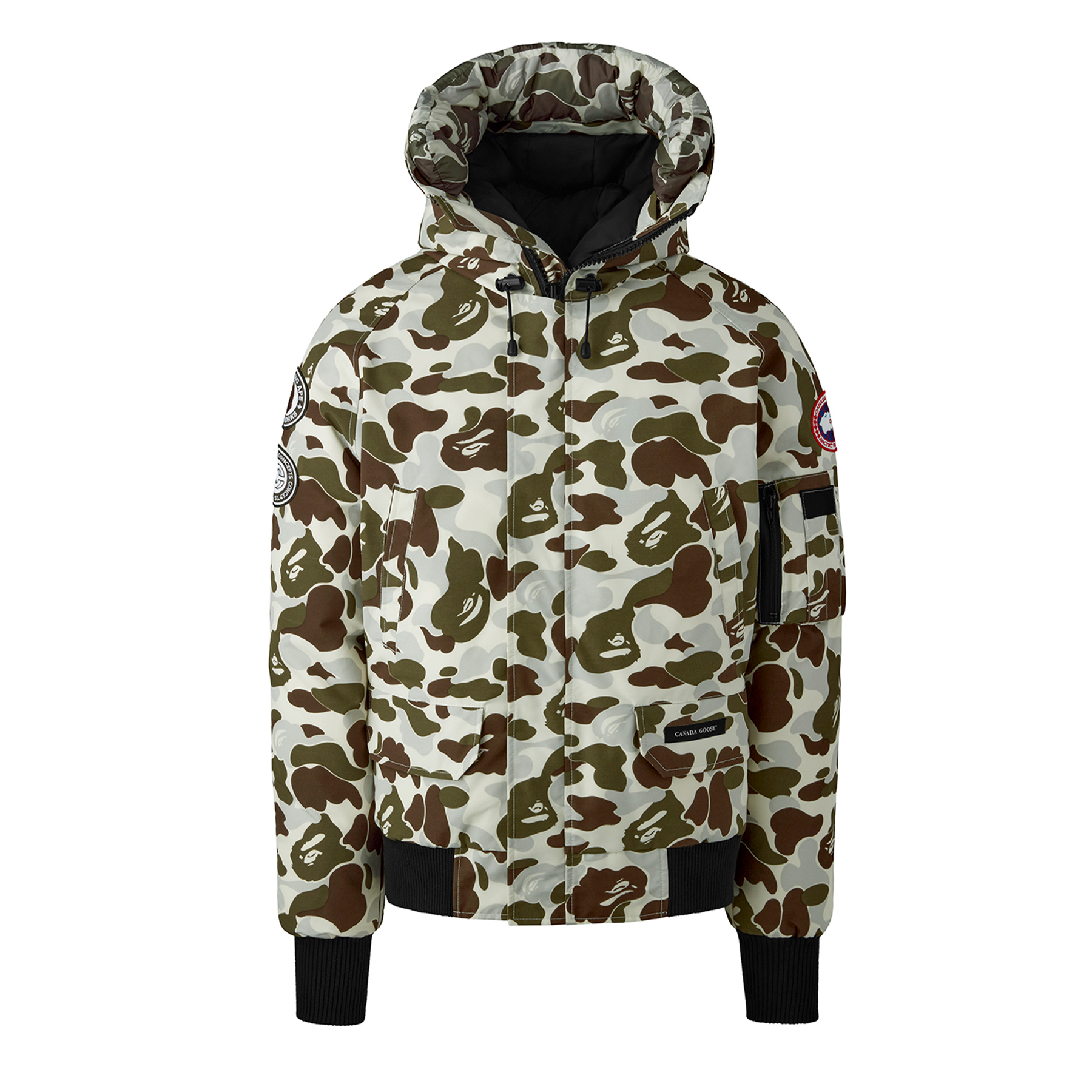 streetwear BAPE x Canada Goose x Concepts Chilliwack Jacket ABC Snow Camo