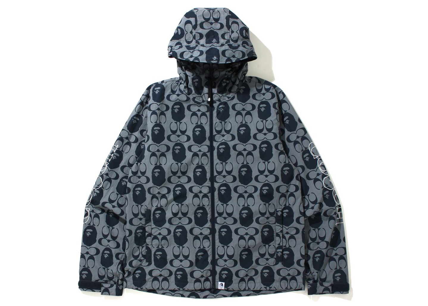 streetwear BAPE x Coach Windbreaker Navy
